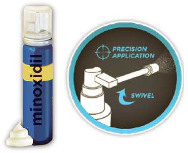 Stop wasting foam on your hair. Minoxidil belongs on your scalp