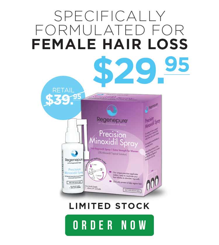 Specifically Formulated For Female Hair Loss